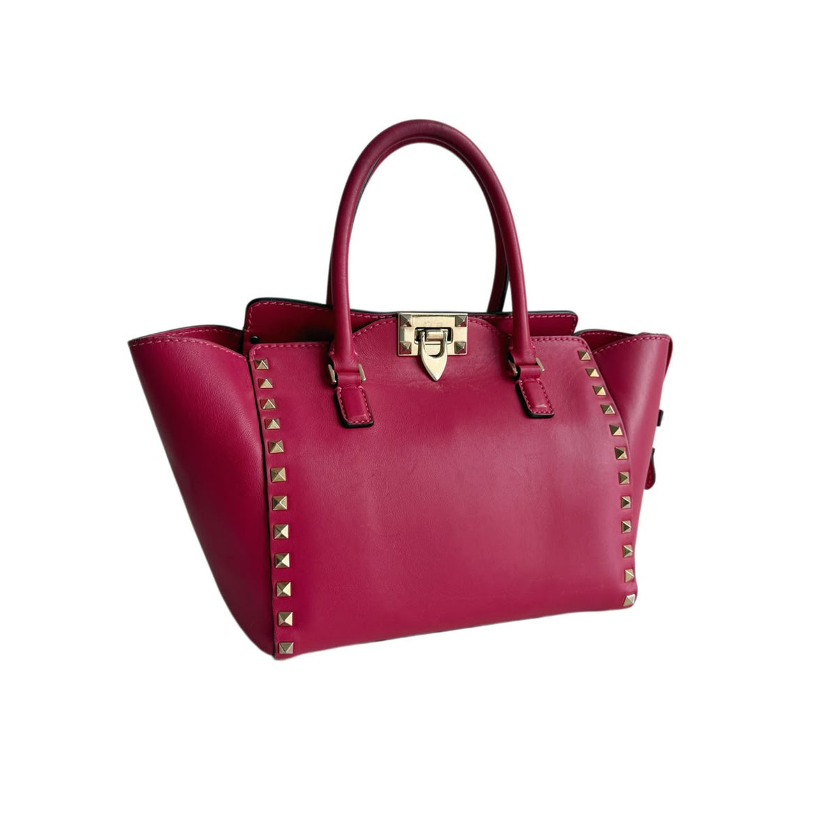 AUTHENTIC PRELOVED VALENTINO GARAVANI PINK ROCKSTUD TOTE