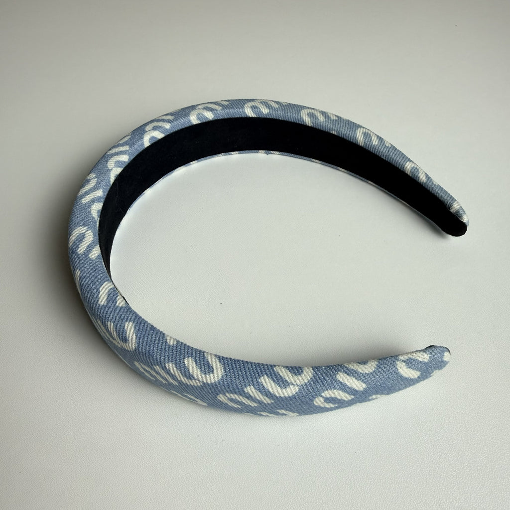 MIU MIU Denim Headband