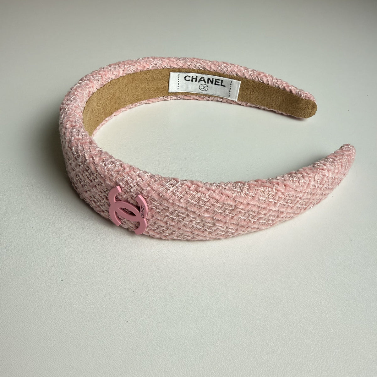 Chanel Tweed Padded Headband