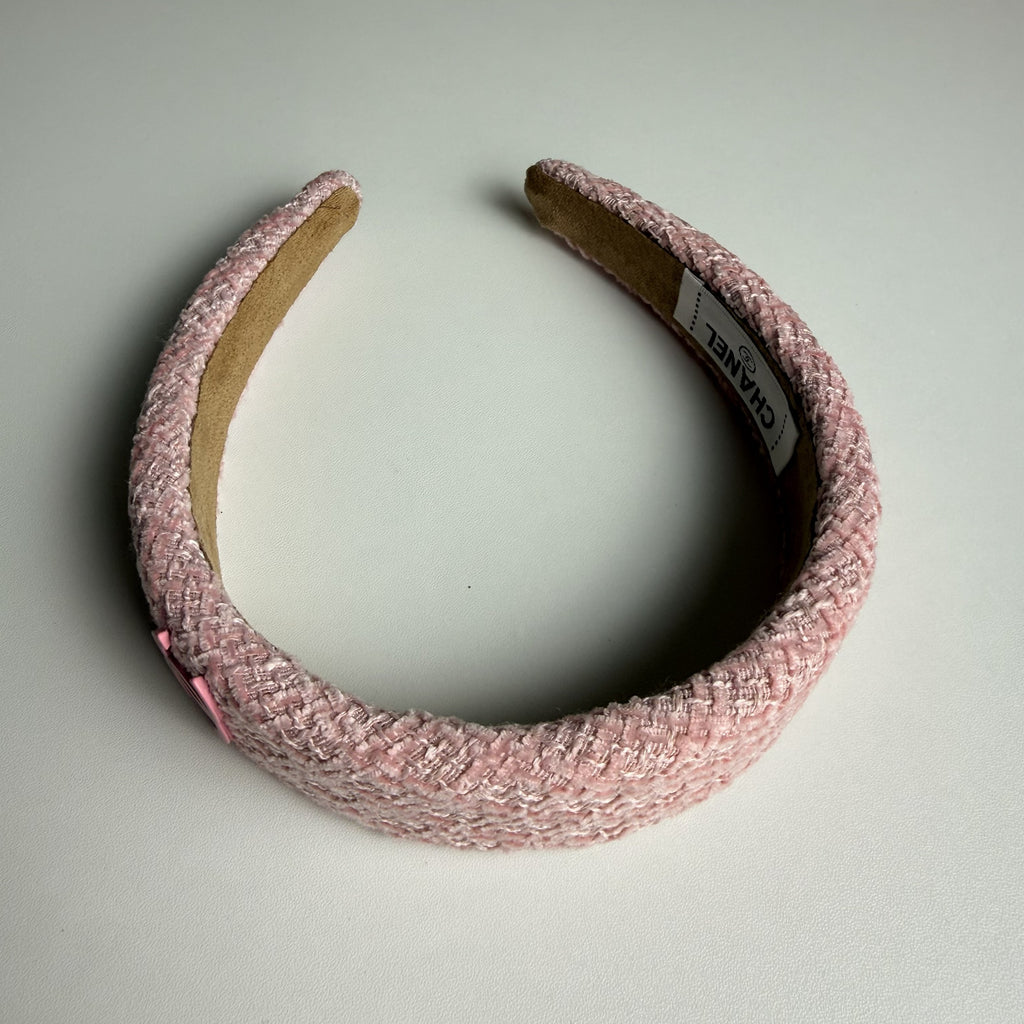 Chanel Tweed Padded Headband