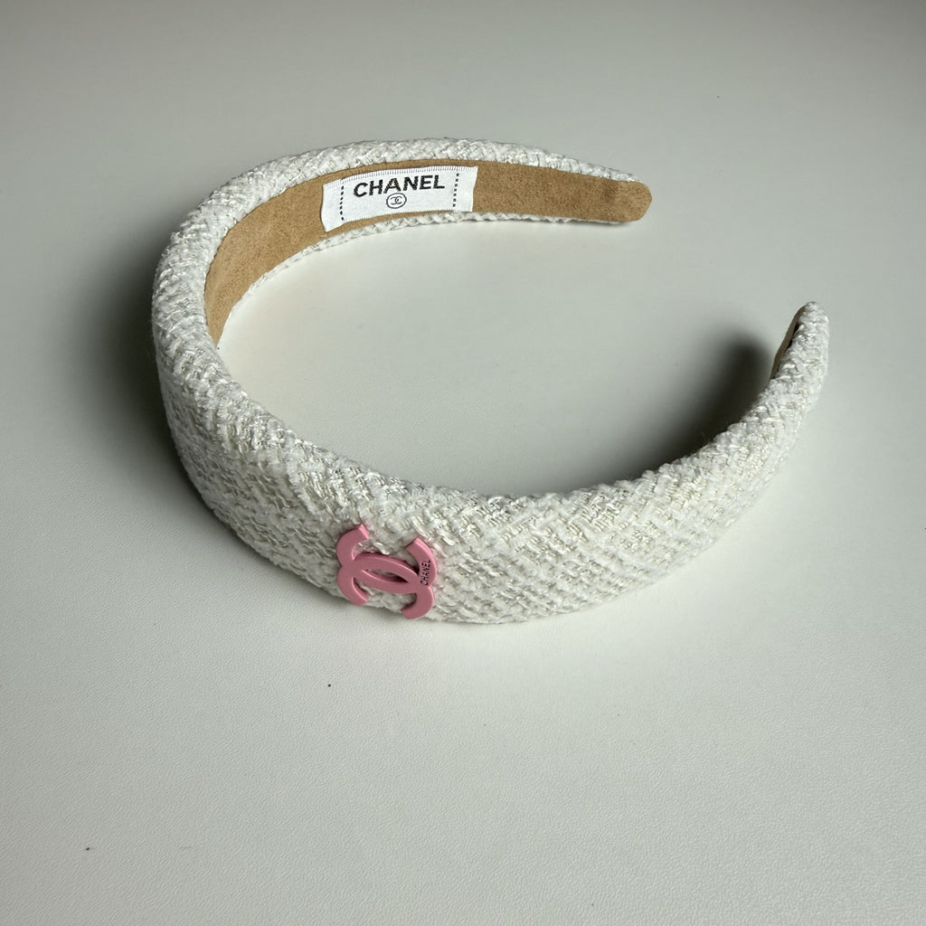 Chanel Tweed Padded Headband
