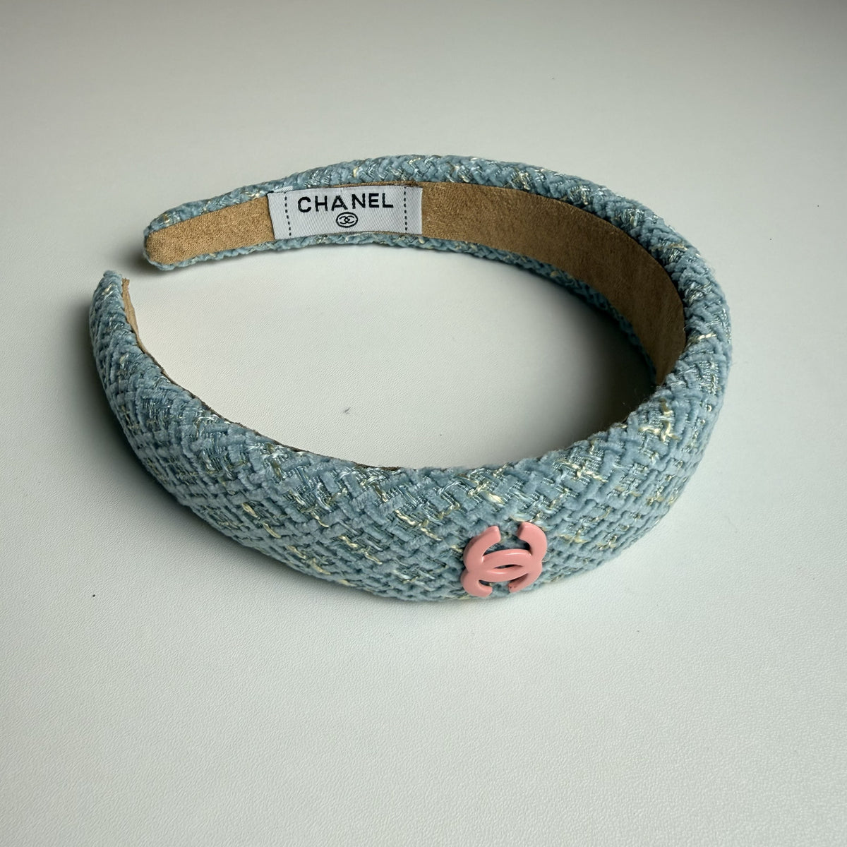Chanel Tweed Padded Headband