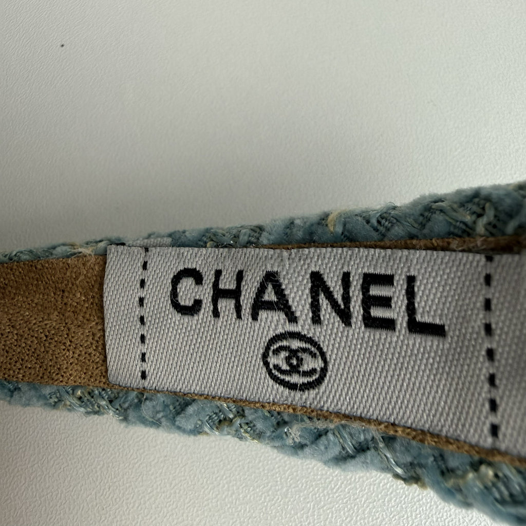 Chanel Tweed Padded Headband