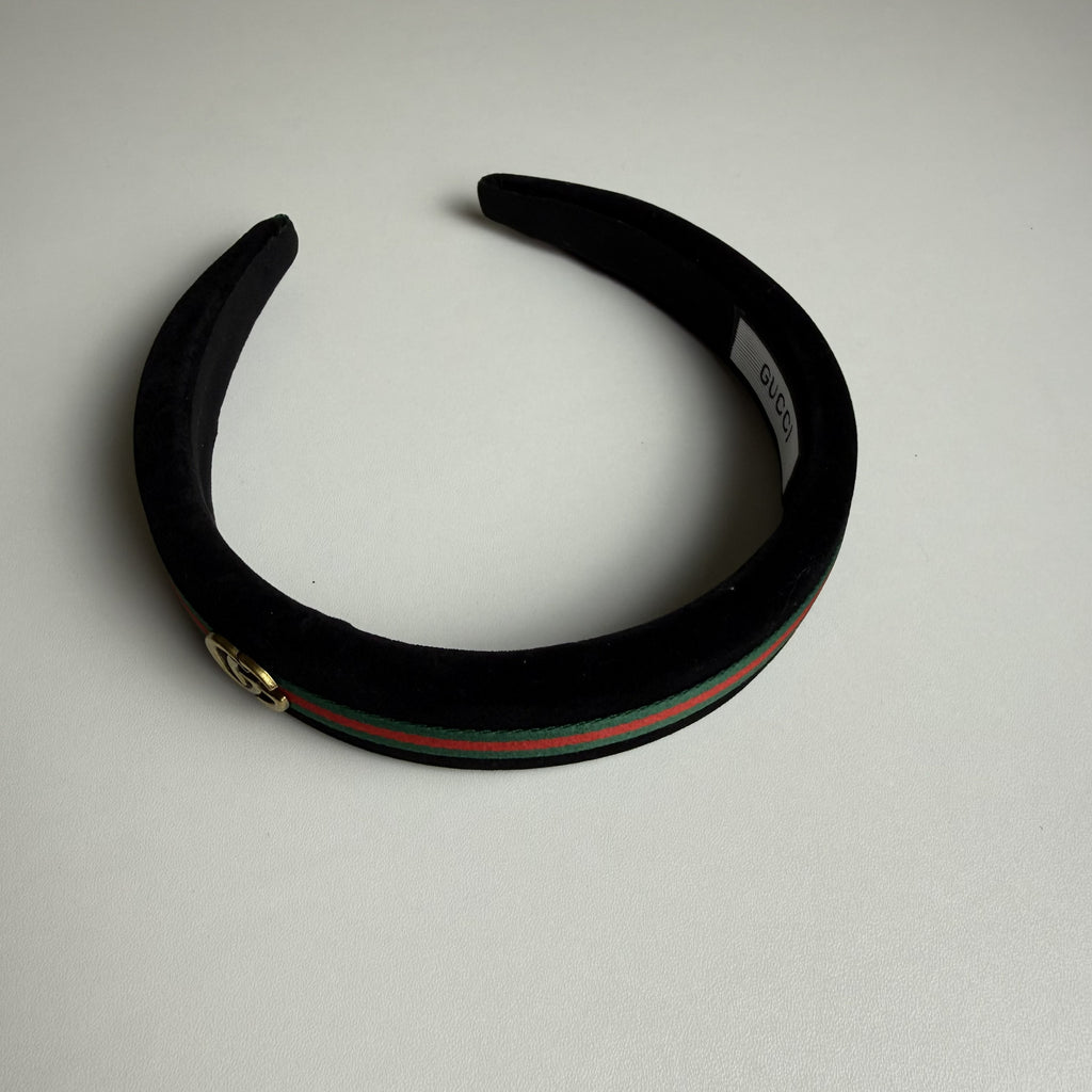 GG Velvet Padded Headband