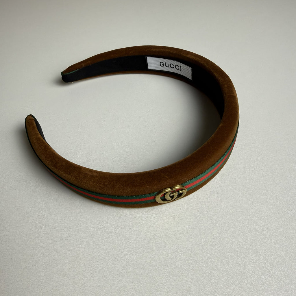 GG Velvet Padded Headband