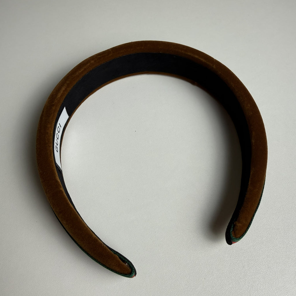 GG Velvet Padded Headband