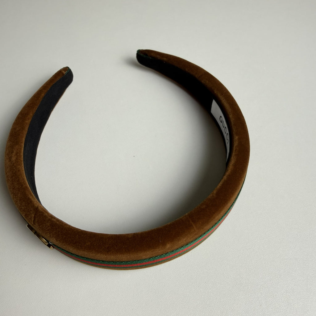 GG Velvet Padded Headband