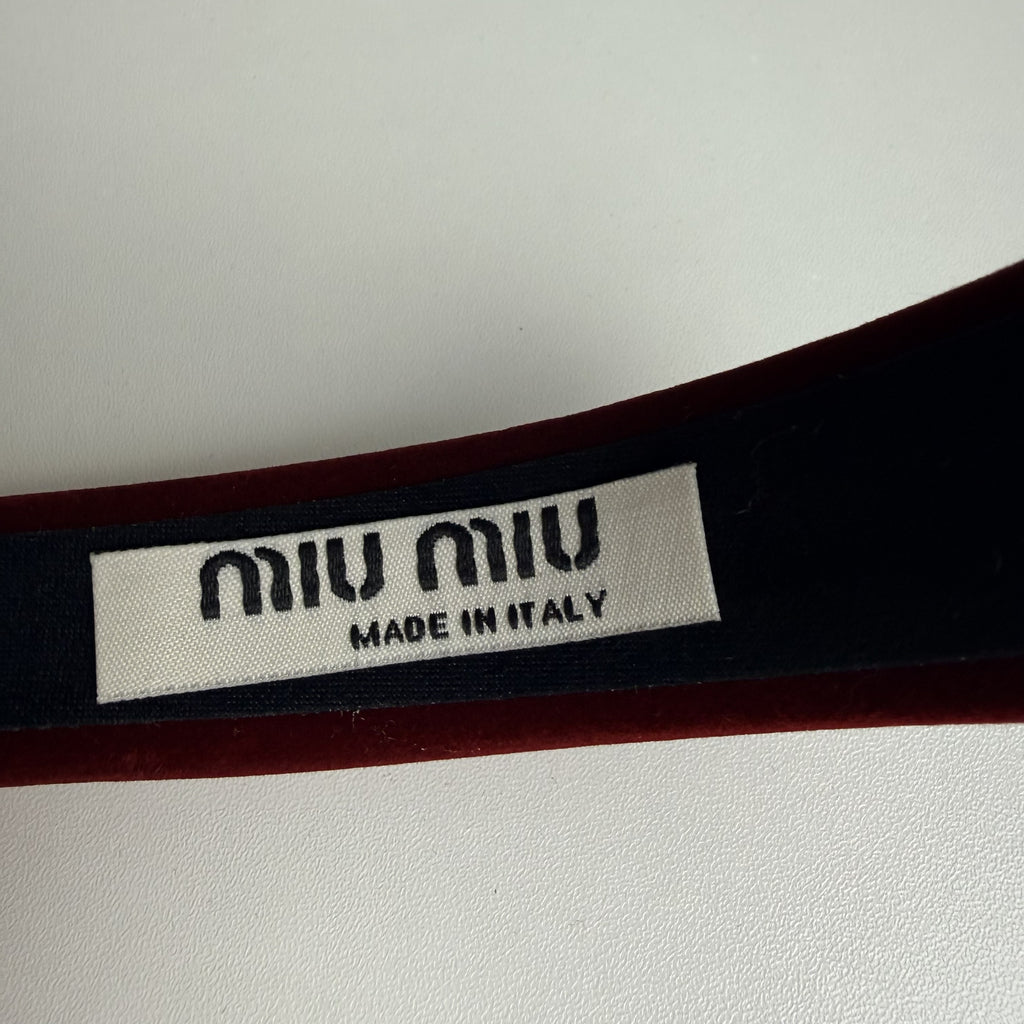 MIU MIU Velvet Headbands