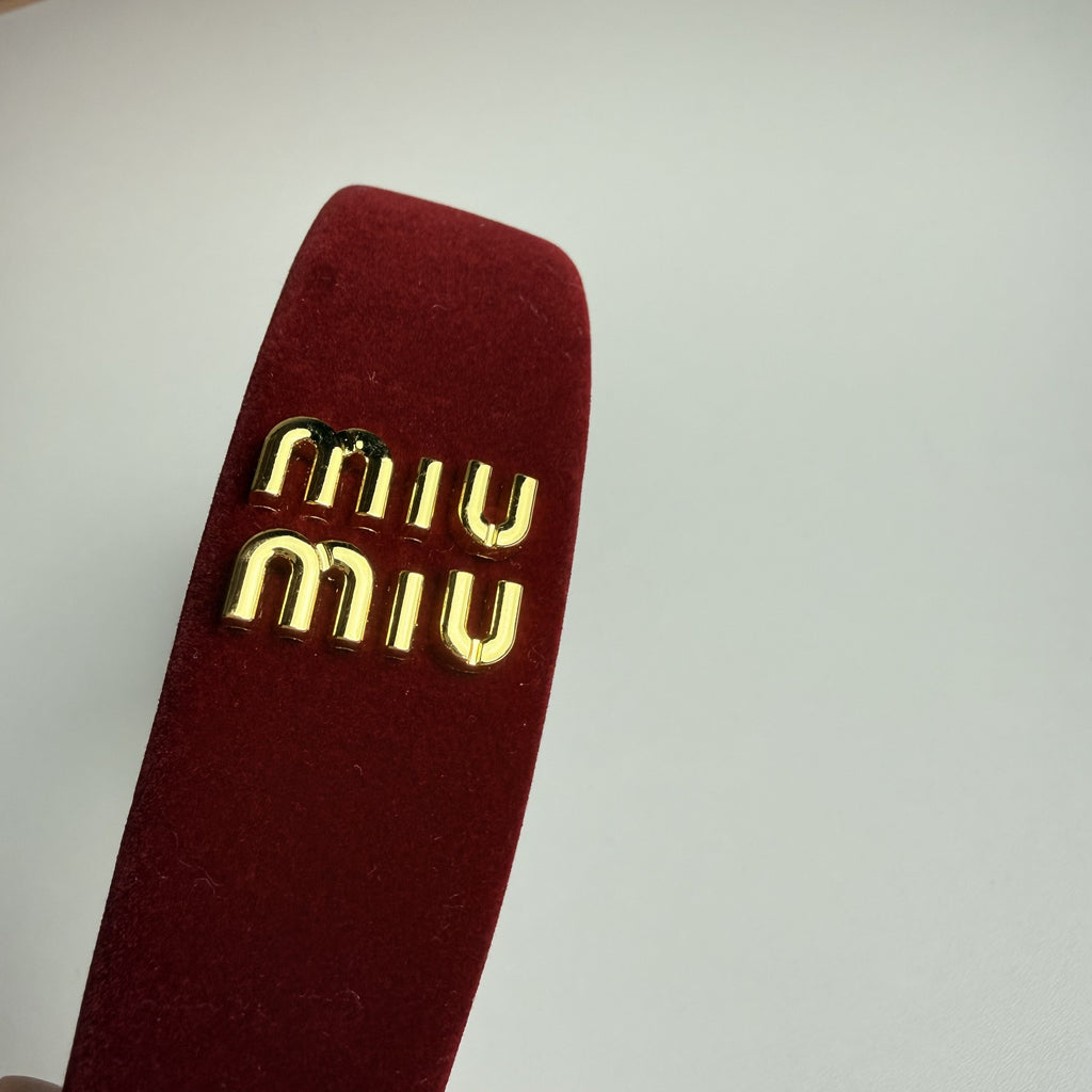 MIU MIU Velvet Headbands