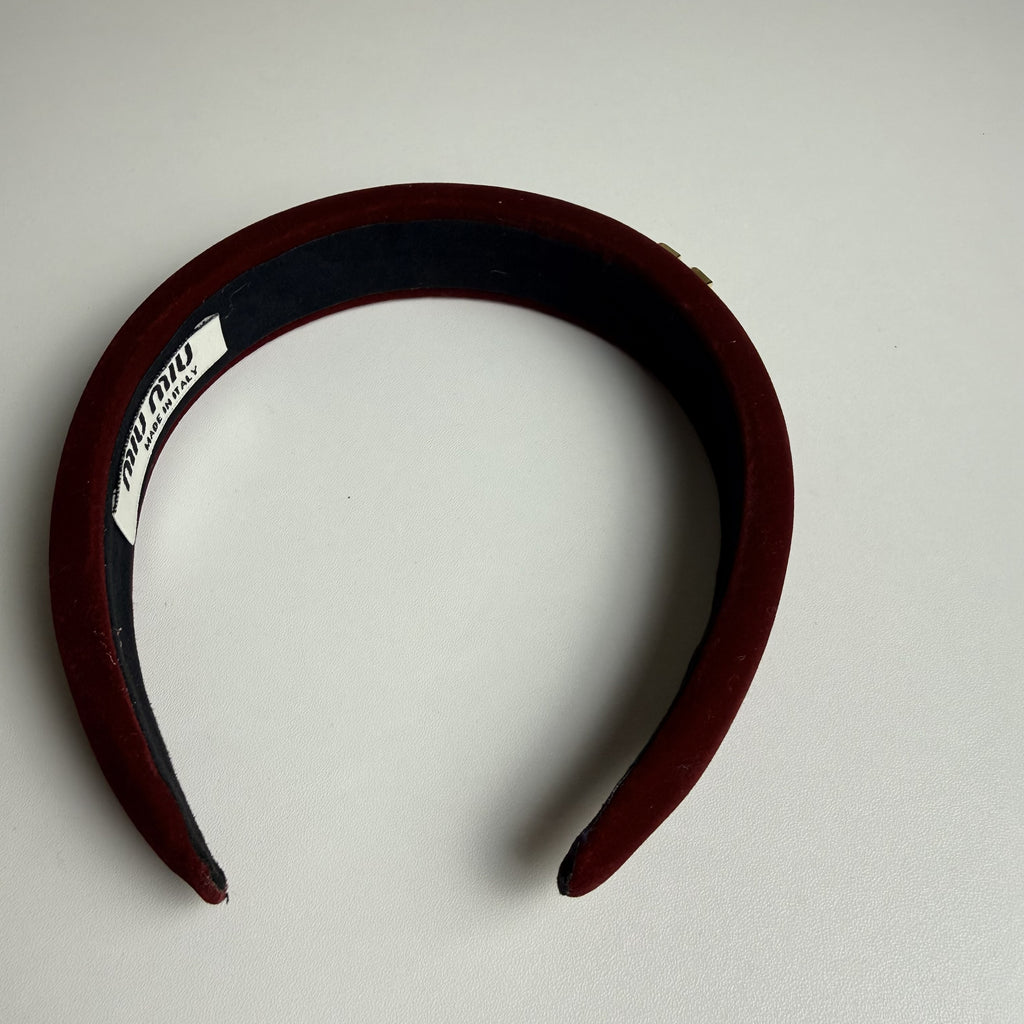 MIU MIU Velvet Headbands