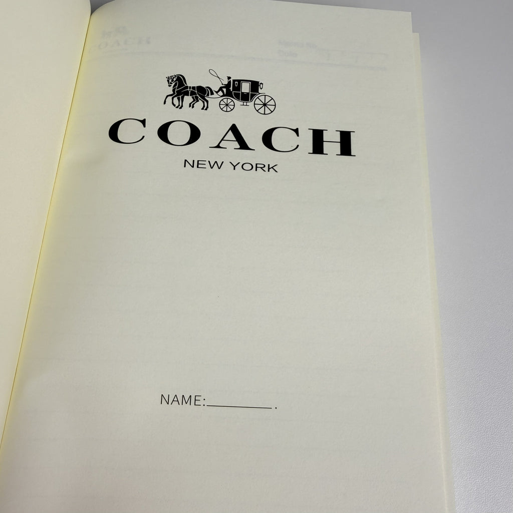 Coach New York Journal Notebook and Pen Set