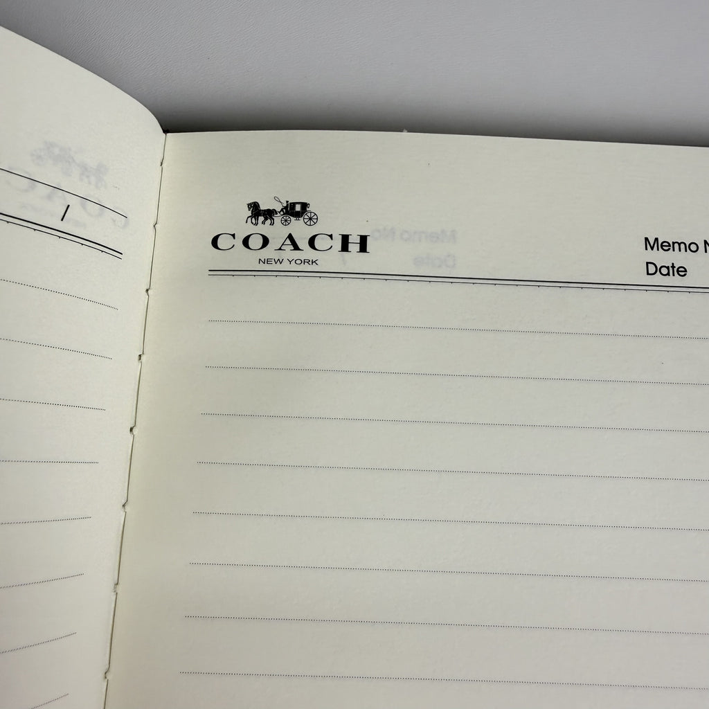 Coach New York Journal Notebook and Pen Set