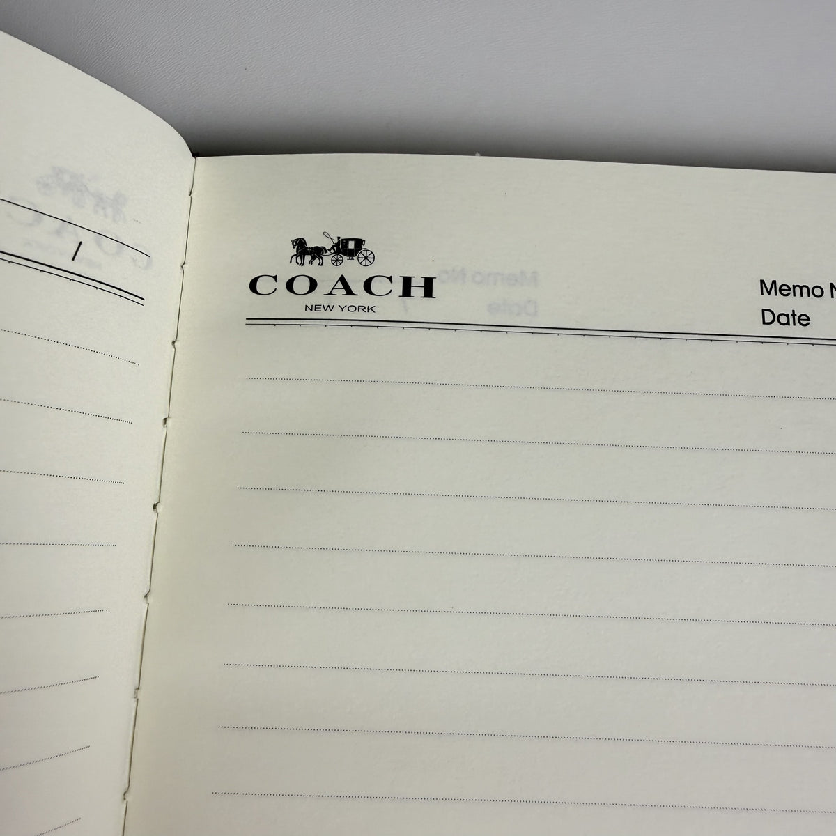 Coach New York Journal Notebook and Pen Set