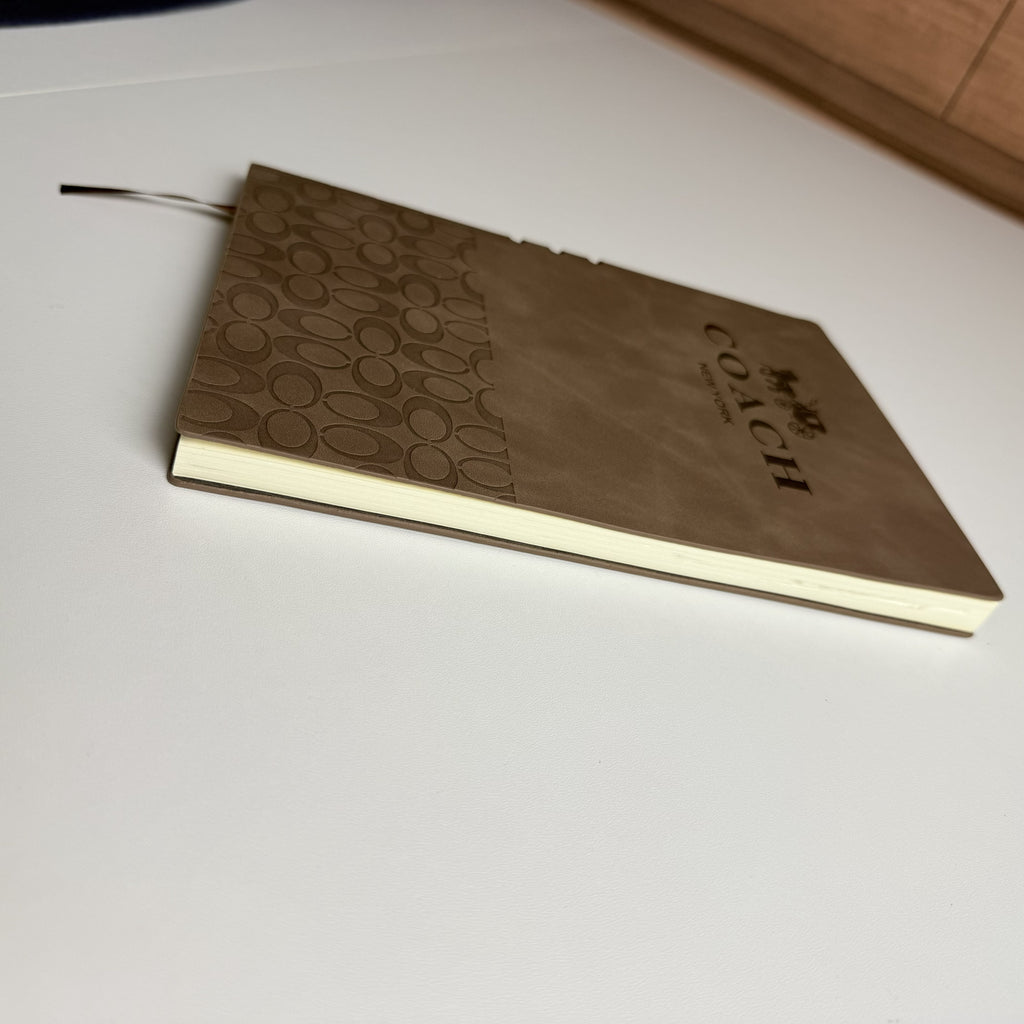 Coach New York Journal Notebook and Pen Set
