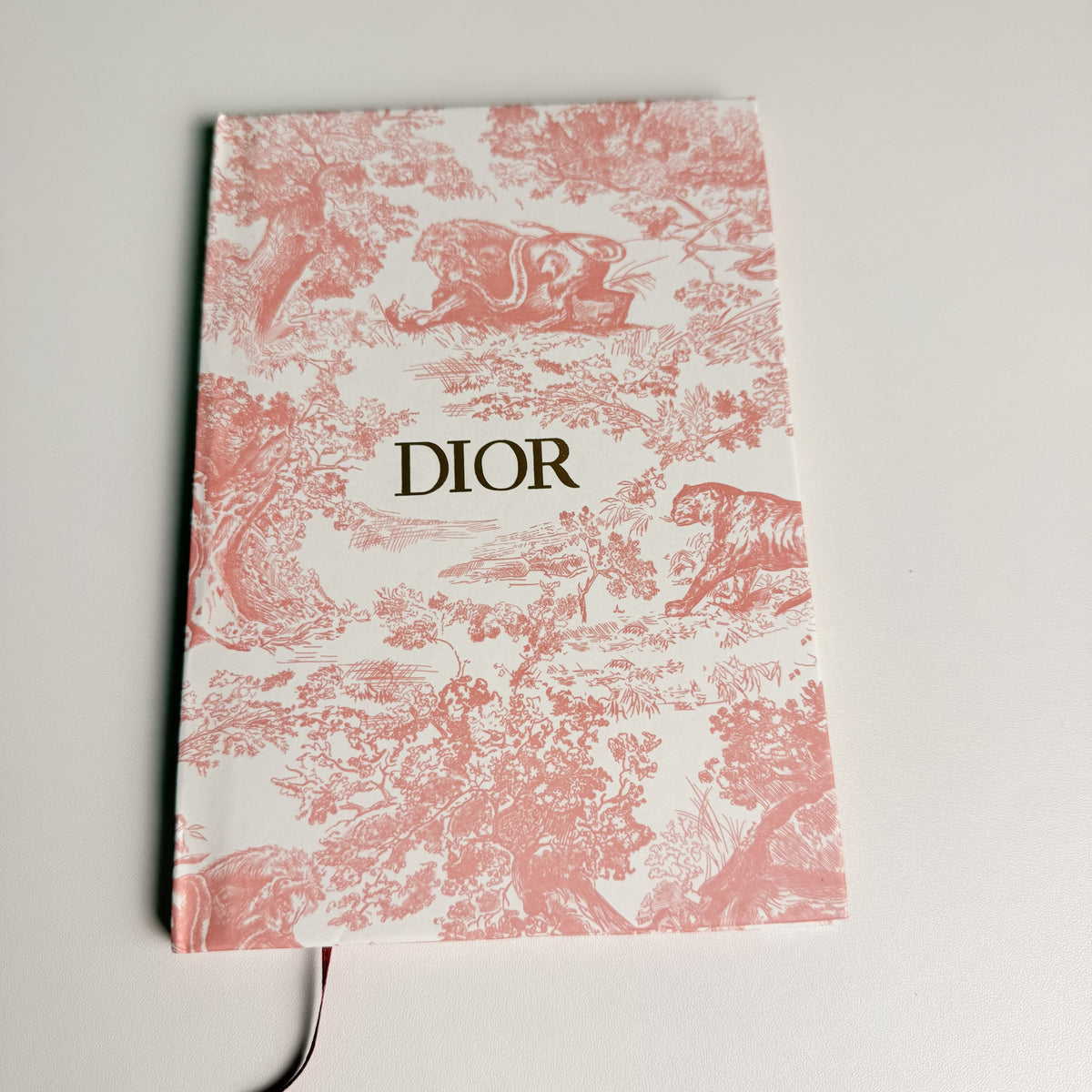 Christian Dior Pink Toile de Jouy Notebook