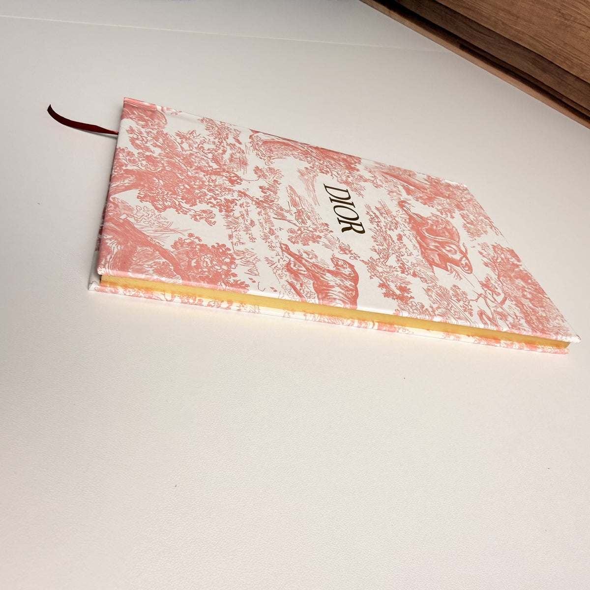 Christian Dior Pink Toile de Jouy Notebook