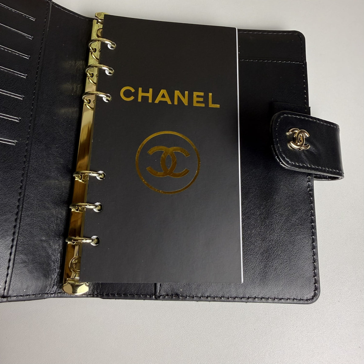 Chanel VIP Novelty Black Quilted Agenda Notebook