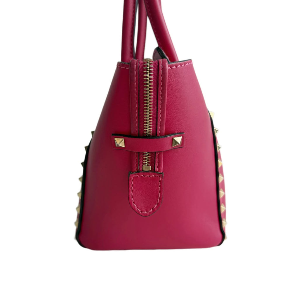 AUTHENTIC PRELOVED VALENTINO GARAVANI PINK ROCKSTUD TOTE